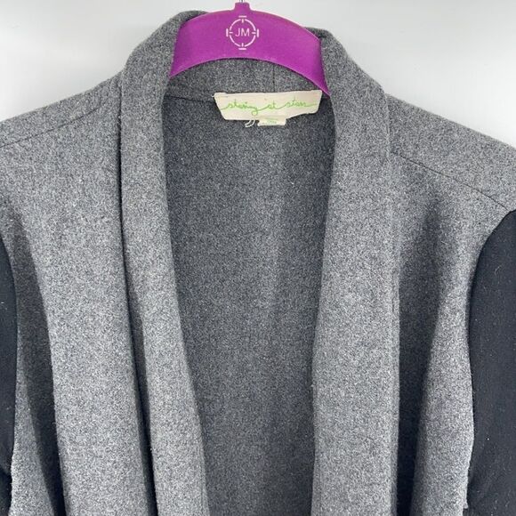 Staring At Stars wool open front cardigan jacket sweater top color block medium - Picture 6 of 12